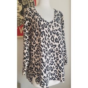 Requirements Leopard Print Sweater